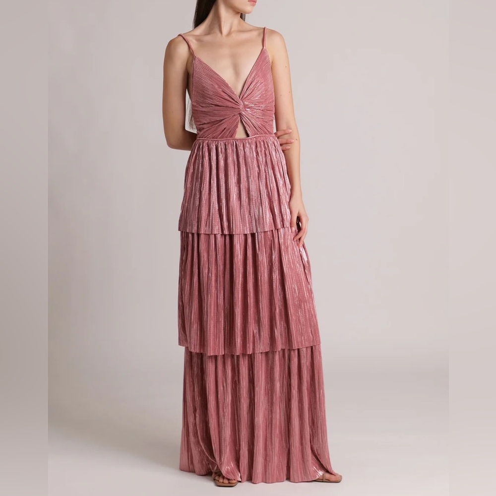 Sabina Musayev Rachel Dress Antique Rose